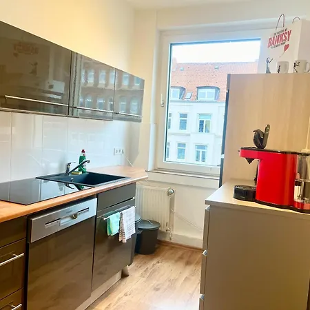 Apartment Banksy - Art&fun Mit 2 Balkonen - 6 Betten Hannover